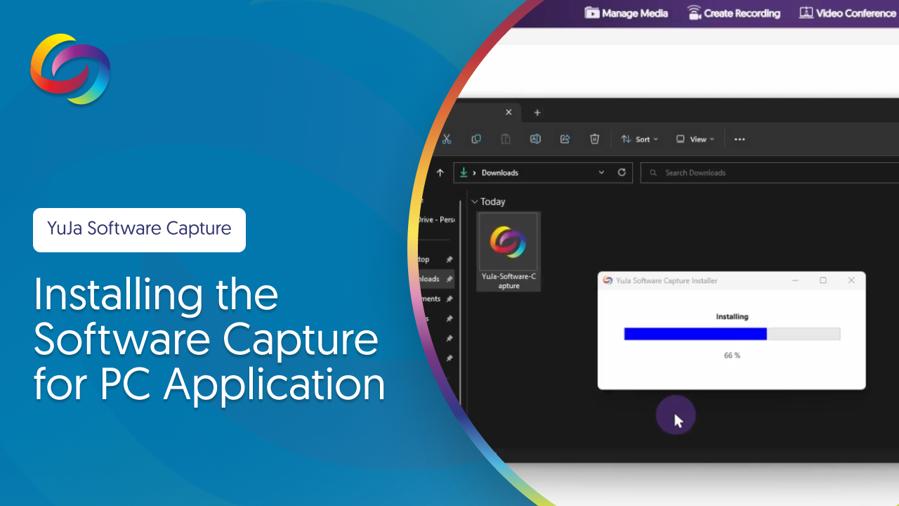 Installing the Software Capture for PC Application thumbnail.