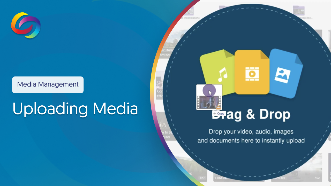 Uploading Media thumbnail.