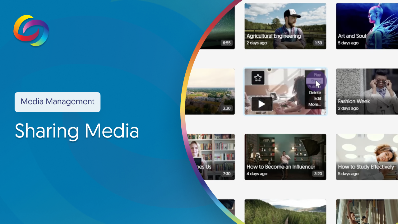 Sharing Media thumbnail.