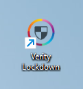 Verity Lockdown desktop icon.