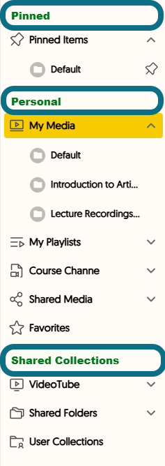 An image of the side panel of EVP highlighting the header font
