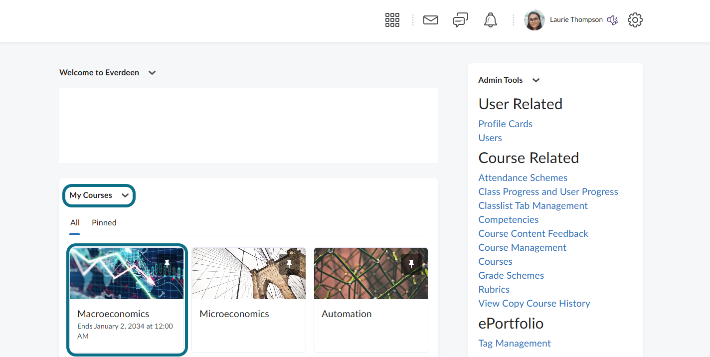 D2L course