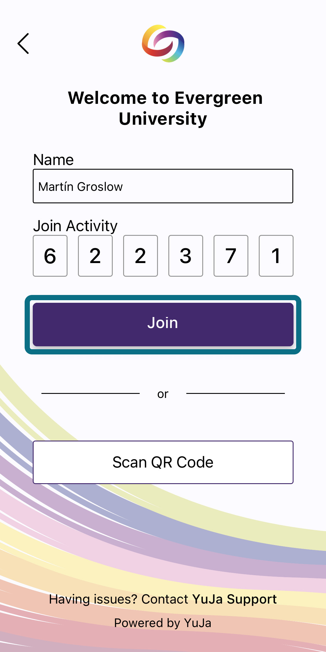 YuJa Engage app join and wait