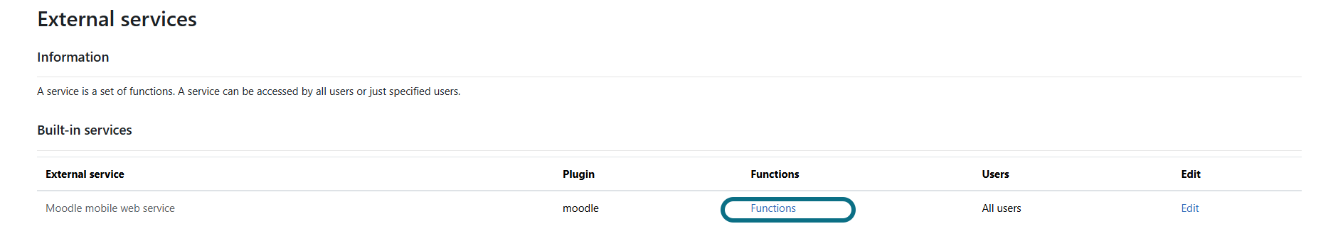 Moogle select Functions