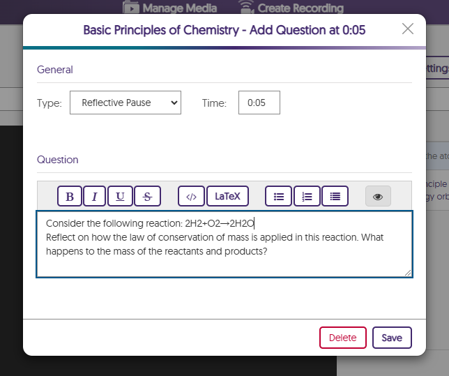 Understanding Lumina Video Quiz Question Types – YuJa Help Center