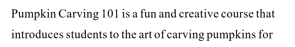 Changing the text font.