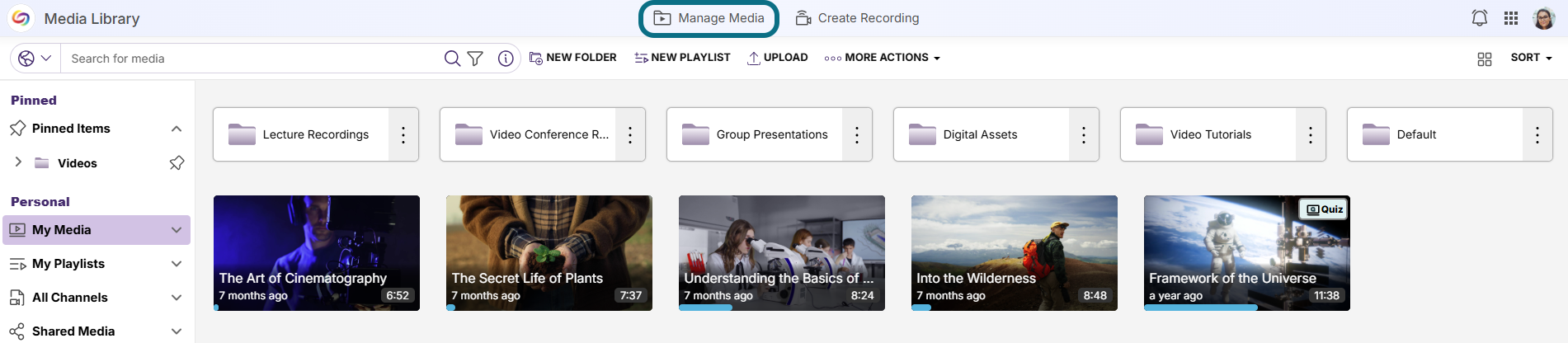 Lumina Manage Media