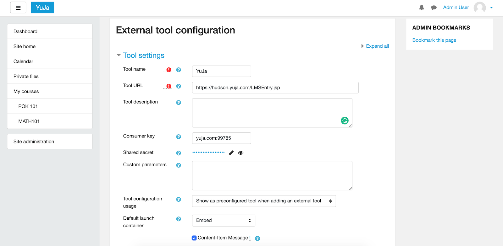 Integrating the Video Platform into Moodle – YuJa Help Center