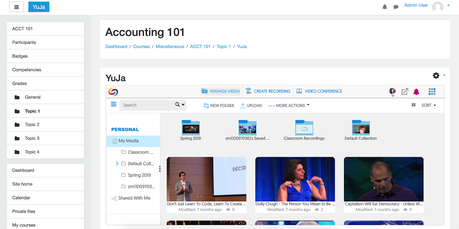 Integrating the Video Platform into Moodle YuJa Help Center