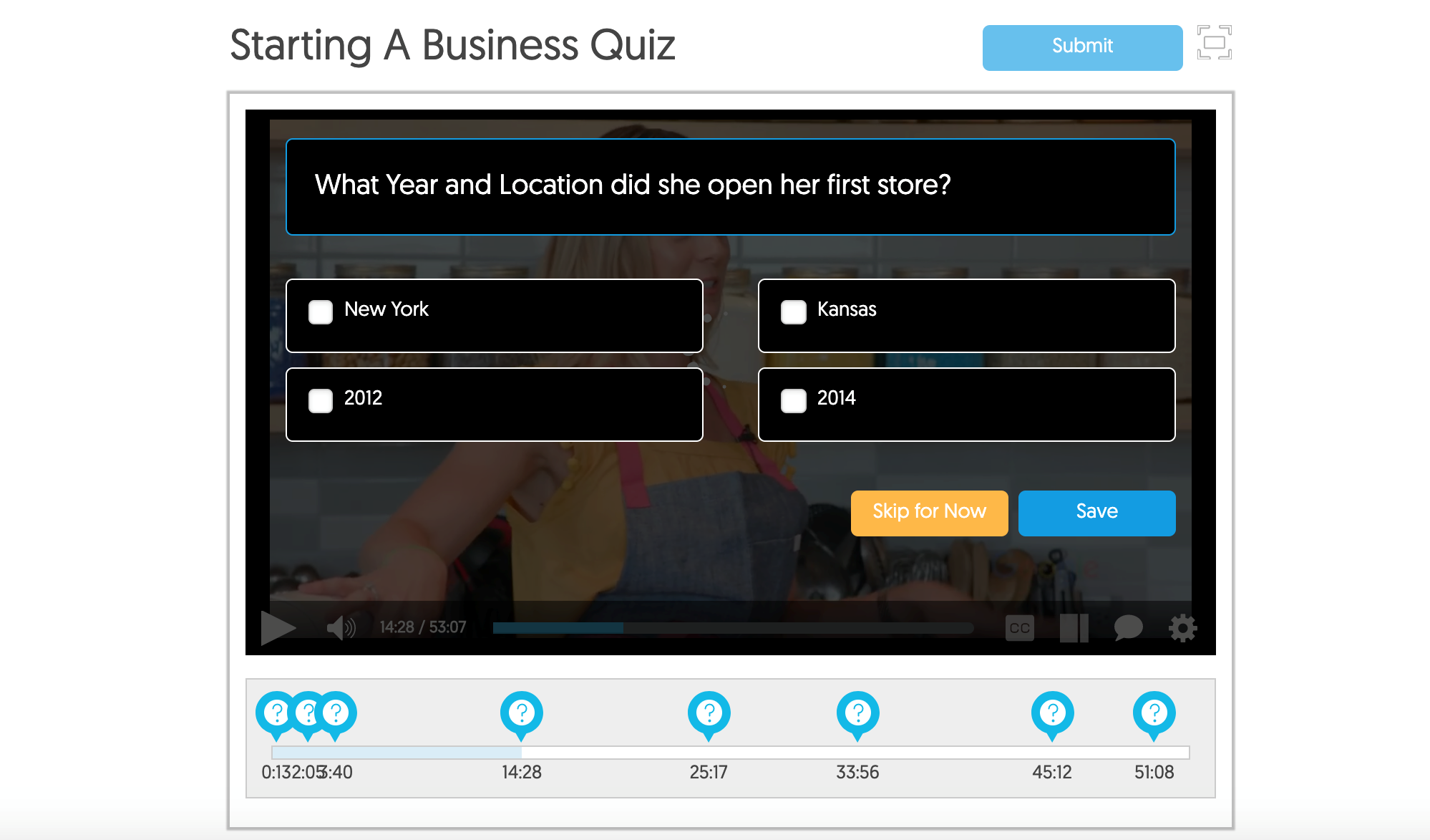 Taking A Video Quiz – YuJa Help Center