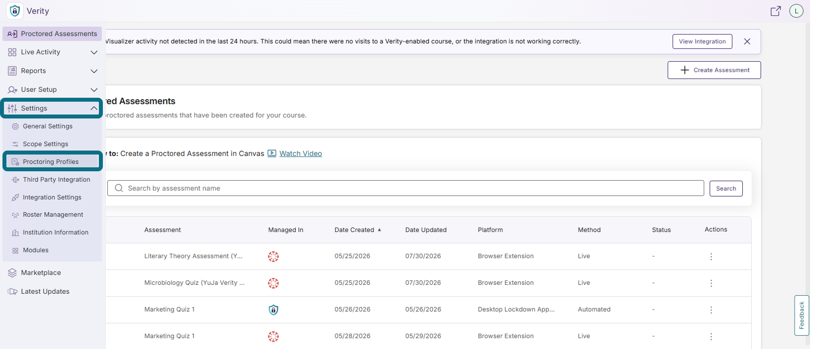 1. Settings - Proctoring Profiles.png